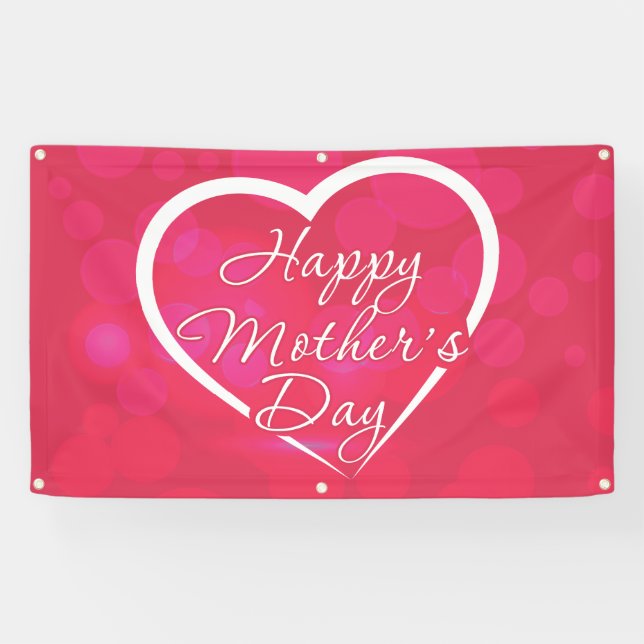 Happy Mothers Day Banner (Horizontal)