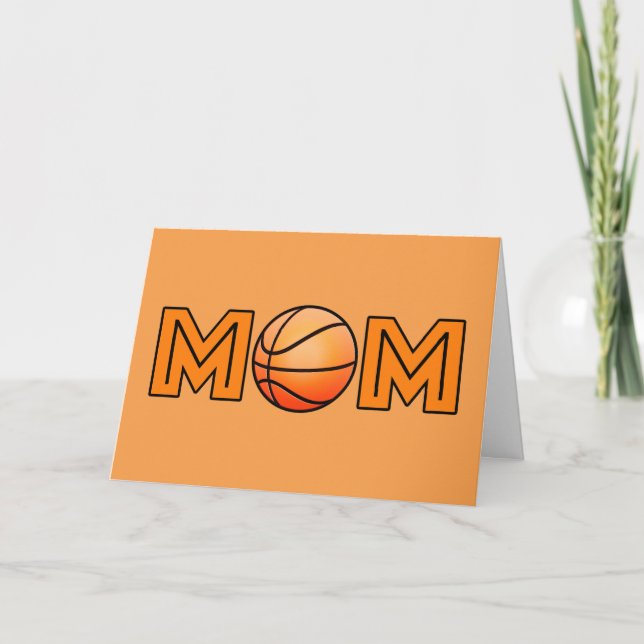 Happy Mother's Day Basketball Mom Card (Front)
