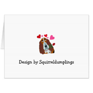 Happy Mother's Day! Basset Hound in PJs Card