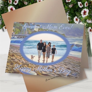 Happy Mother's Day Beach 786 Card