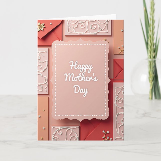 Happy Mothers Day Beautiful Card (Front)