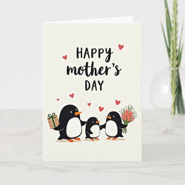Happy Mothers Day Birds Card (Front)