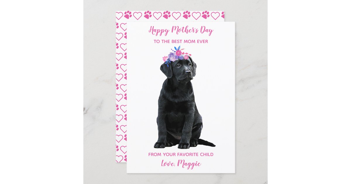 happy-mothers-day-black-lab-dog-holiday-card-zazzle