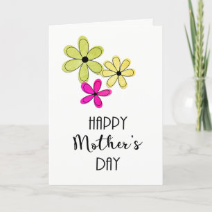 Happy Mother's Day Blank Inside Greeting Card
