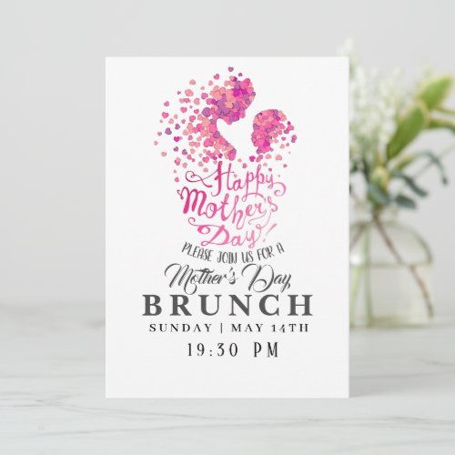 Happy Mothers Day Brunch Invitation