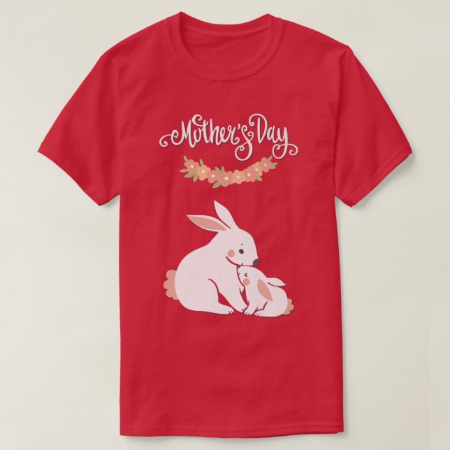 Happy Mother's Day Bunny Tee  (Design Front)