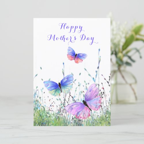 Happy Mothers Day _ Butterflies Flying Spring Joy