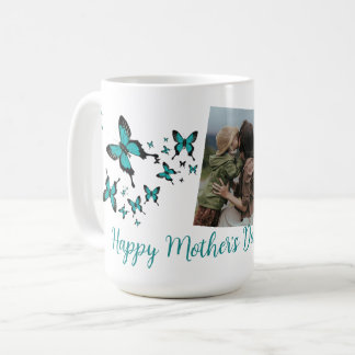 Happy Mother's Day Butterfly Cute Photo Coffee Mug