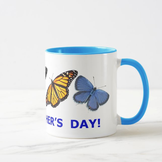 Happy Mother's Day Butterfly Gift Mug (Right)