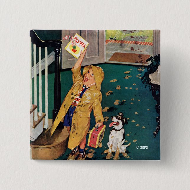 Happy Mother's Day Button (Front)