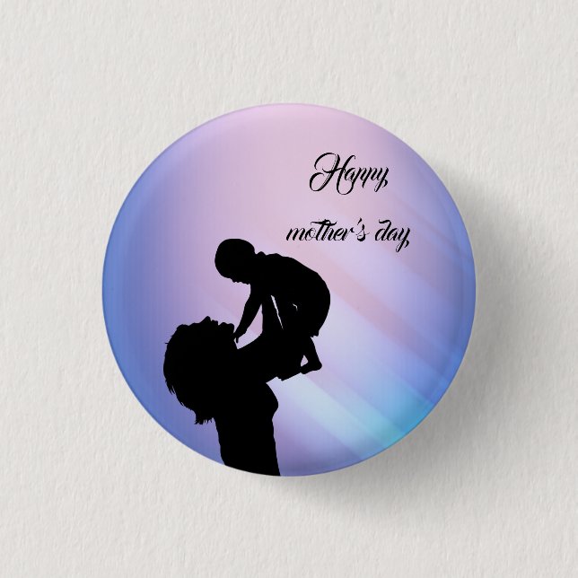 Happy mother's day button (Front)