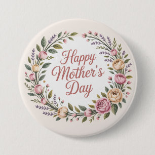 Happy Mother's Day  Button