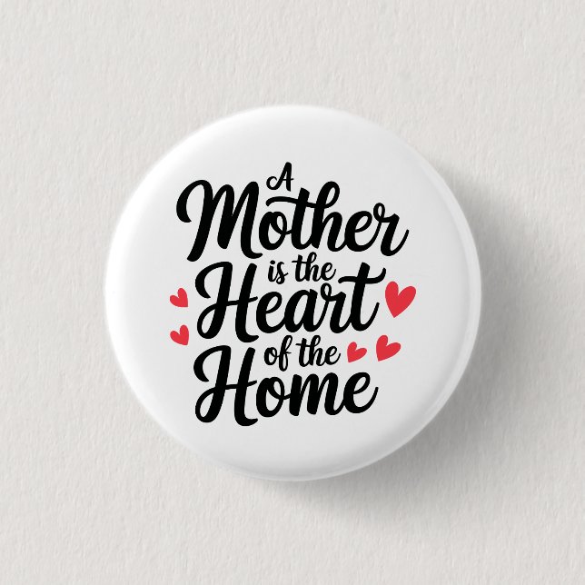 Happy Mothers Day Button (Front)
