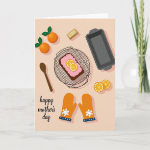 Happy Mothers Day Cake Card