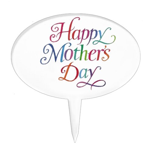Happy Mothers Day Cake Topper