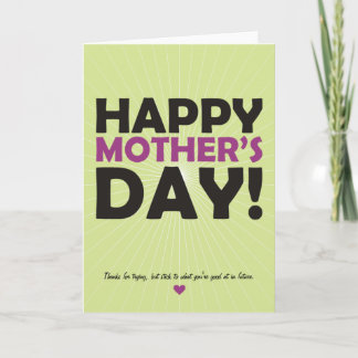 Happy Mother's Day Card