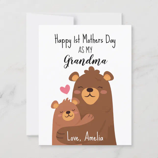 Mother's Day Greetings For Grandma Happy Mothers Day Stock