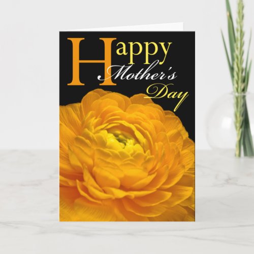 Happy Mothers Day Card Pretty Flower Photo Design