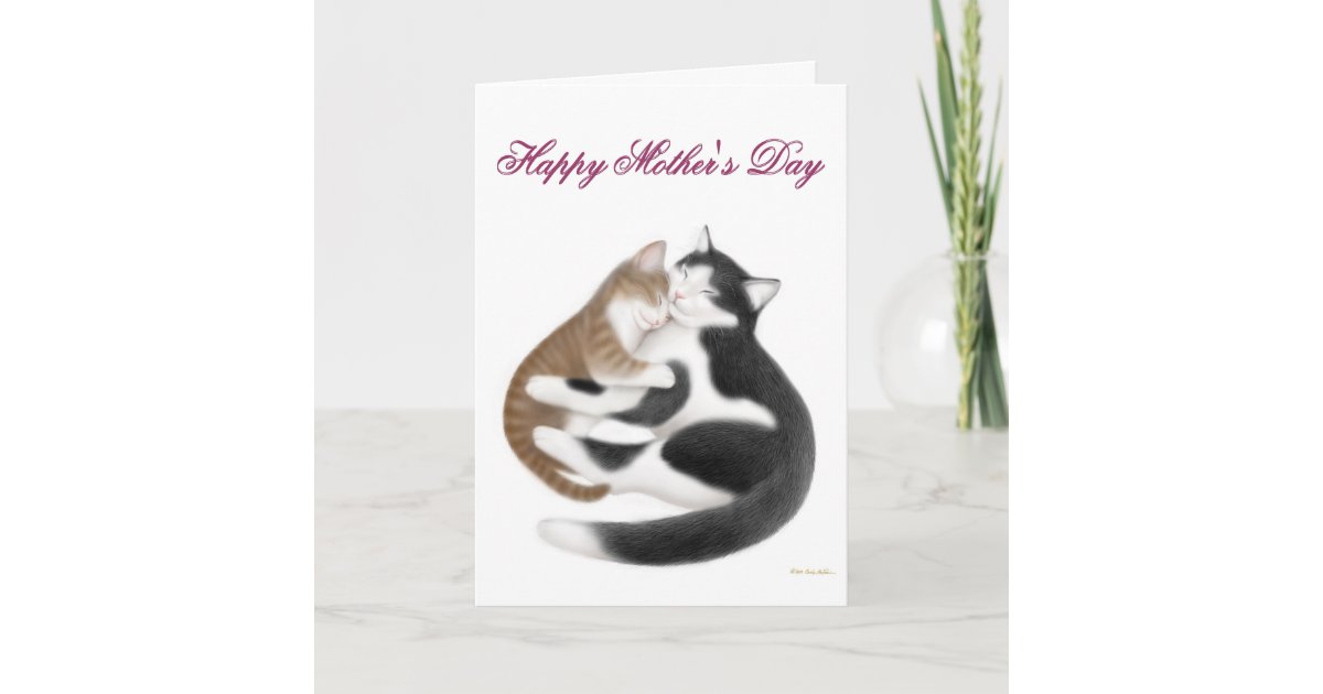 Happy Mothers Day Cats Card | Zazzle