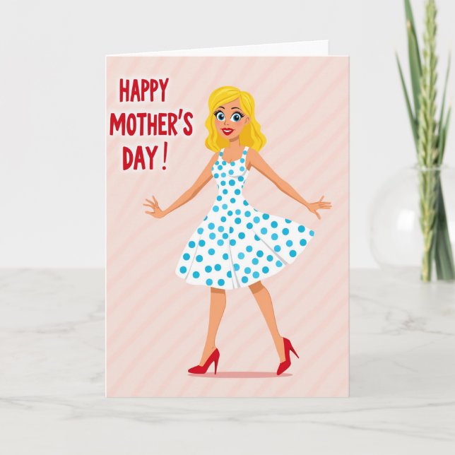 Happy Mothers Day Celebration Card (Front)