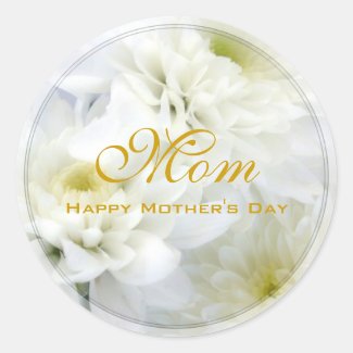 Happy Mother's Day Classic Round Sticker