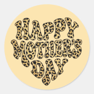 Happy Mother's Day Classic Round Sticker