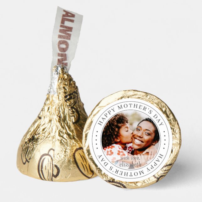 Happy Mother's Day Classic Simple Photo Hershey®'s Kisses® (Front)