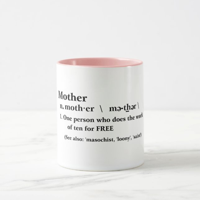 happy mother's day coffee mug proud mom quote (Center)