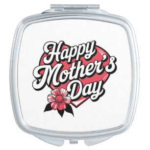 Happy Mothers Day Compact Mirror