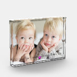 Happy Mother&#39;s Day, Custom Photo, Personalized Photo Block at Zazzle