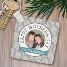 Happy Mother's Day - Custom Photo Template damask