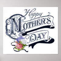 Happy Mother's Day Custom Poster