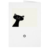 Happy Mother's Day - Cute Black Cat (Back)
