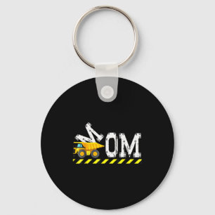 Happy mothers day cute construction kids for mom keychain