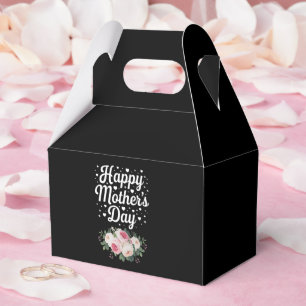 Happy Mother's Day Cute Floral Mom Grandma Wife Favor Boxes