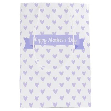 Happy Mother's Day | Cute Lavender Hearts Pattern 