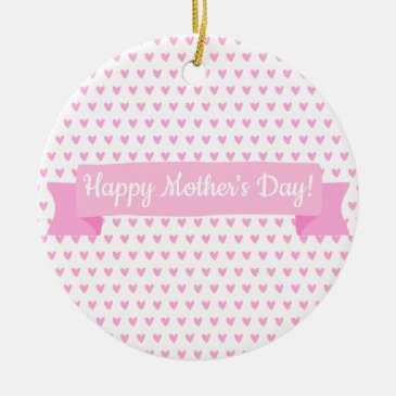 Happy Mother's Day | Cute Pink Hearts Pattern
