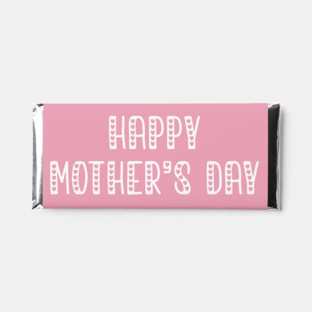 Happy Mother's Day! | Cute Typography Hershey Bar  (Front)