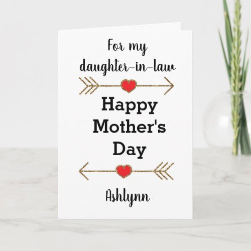 Happy Mothers Day Daughter_In_Law Card