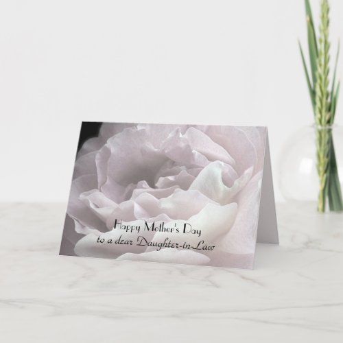 Happy Mothers Day Daughter_in_Law Rose Greeting  Card