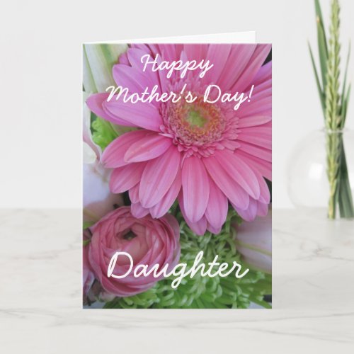 Happy Mothers Day_Daughter_Pink Floral Card