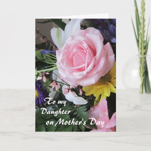 Happy Mothers Day_Daughter_Pink Floral Card
