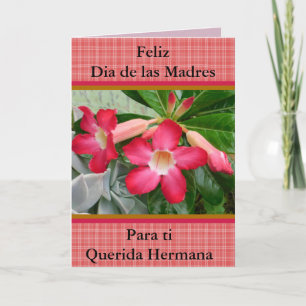 Happy Mother's Day Dear Hermana 321 Card