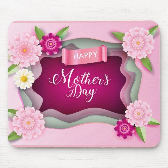 Happy Mother's Day Decoration Mouse Pad (Front)