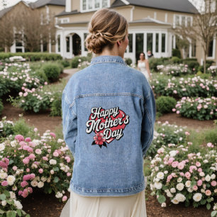Happy Mothers Day Denim Jacket
