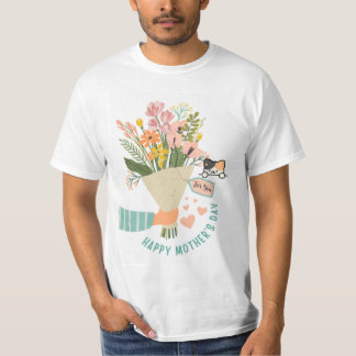 Happy mothers day design t-shirt