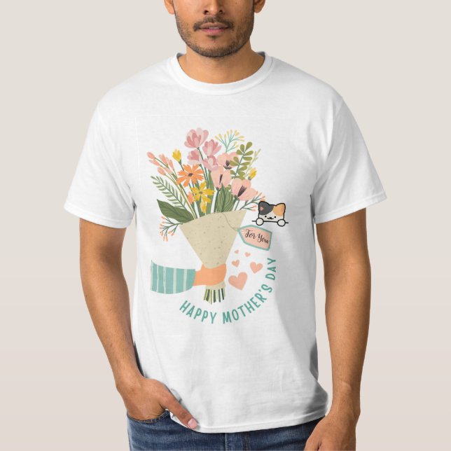 Happy mothers day design t-shirt (Front)