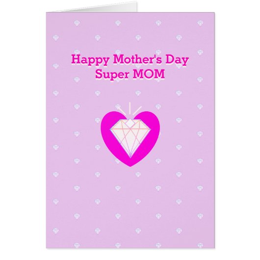Happy Mother's Day Diamond Cards (Front)