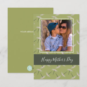 Happy Mother's Day Ditsy Florals Green Card