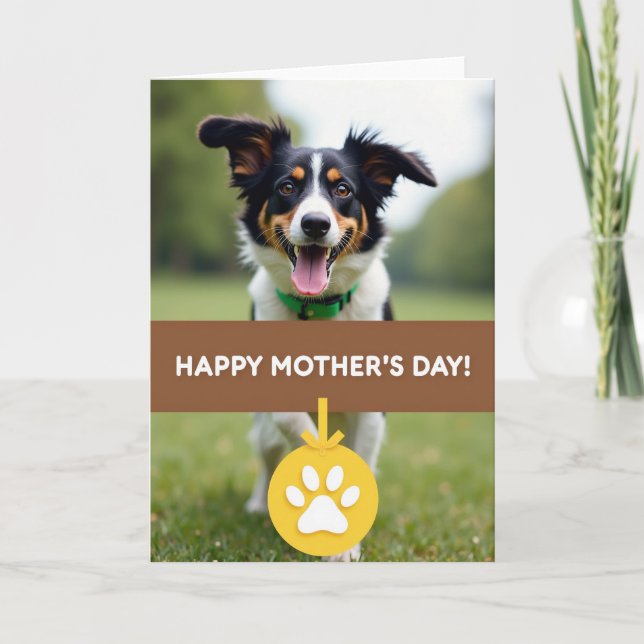 Happy Mothers Day Dog Card (Front)